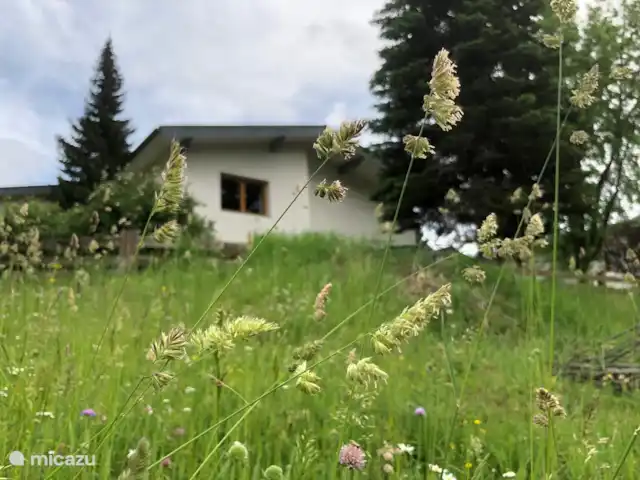 Huis AnSaJo huren in Oostenrijk, Karinthië, Grosskirchheim - vakantiehuis zicht vanaf de zonneweide en vanaf eigen parkeerplaats