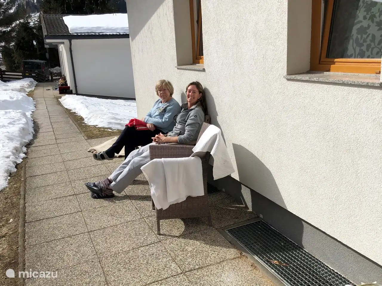 agradable en el sol de la mañana