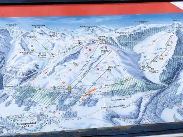 Huis AnSaJo huren in Oostenrijk, Karinthië, Grosskirchheim - vakantiehuis overzicht ski kaart