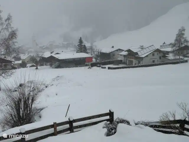 Huis AnSaJo huren in Oostenrijk, Karinthië, Grosskirchheim - vakantiehuis winterzicht vanuit de woonkamer