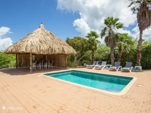 Villa Caribbean Passion huren in Curaçao, Banda Abou (west), Coral Estate, Rif St.Marie - villa Zwembad in grote tuin met veel privacy
