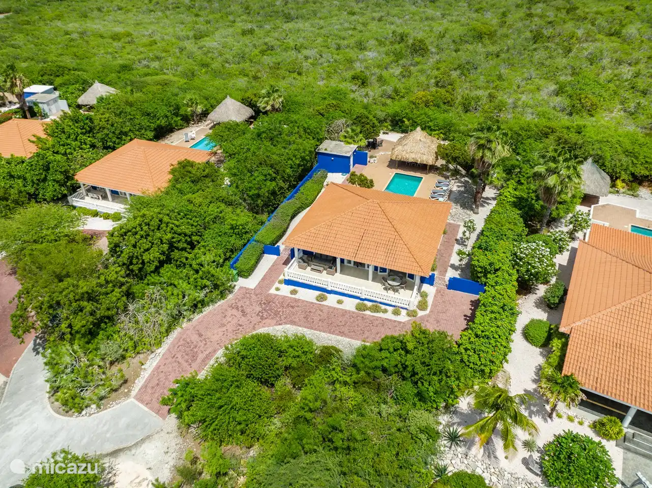 Villa vue par drone
