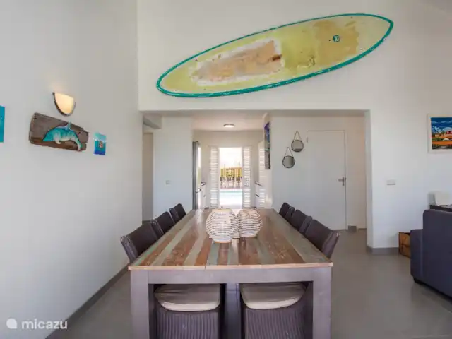 Villa Caribbean Passion huren in Curaçao, Banda Abou (west), Coral Estate, Rif St.Marie - villa Eettafel