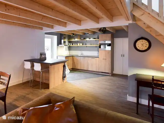 Location de Vacances Pays-Bas, Brabant-Septentrional, Boxmeer, maison de vacances - Loge du Haut Werveld cuisine avec coin bar