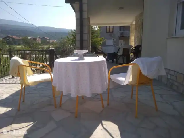 Location de Vacances Bosnie-Herzégovine, Herzégovine, Stolac, villa - Villa Brabançonne Terrasse extérieure