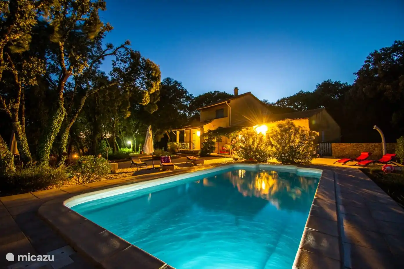 Mood lighting in the evening