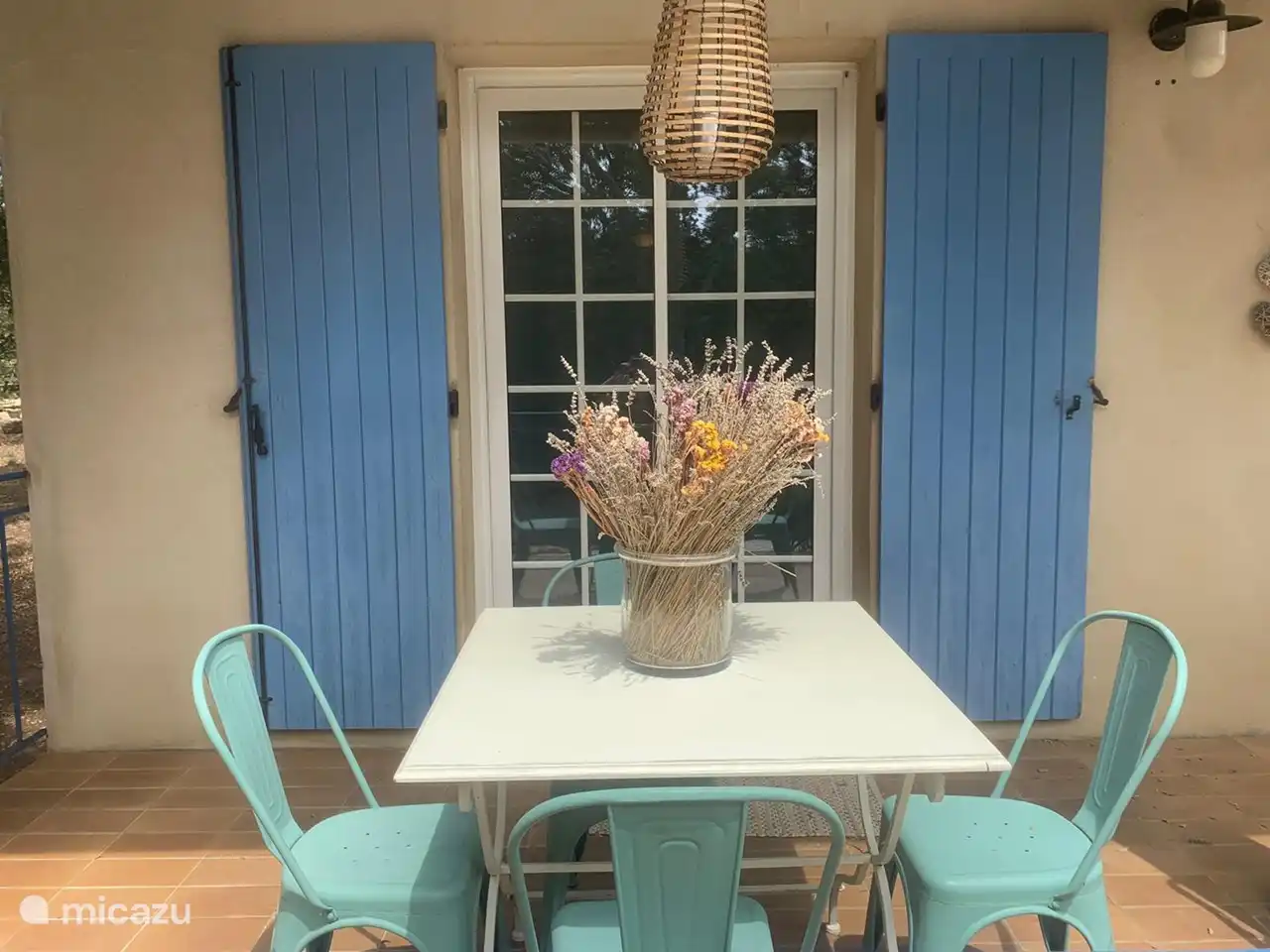 You can relax on the porch.