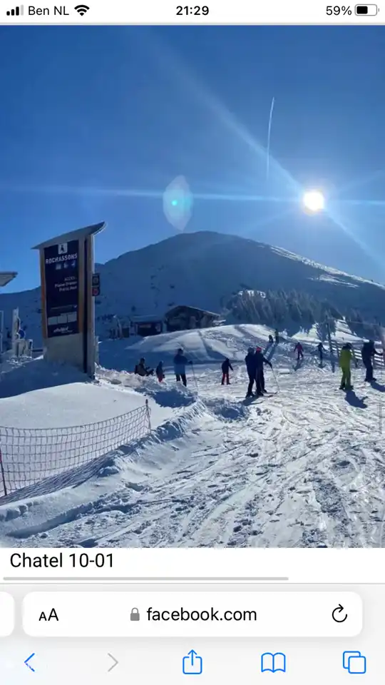 An der Bergstation des Rochassons-Lifts, die Verbindung nach Avoriaz