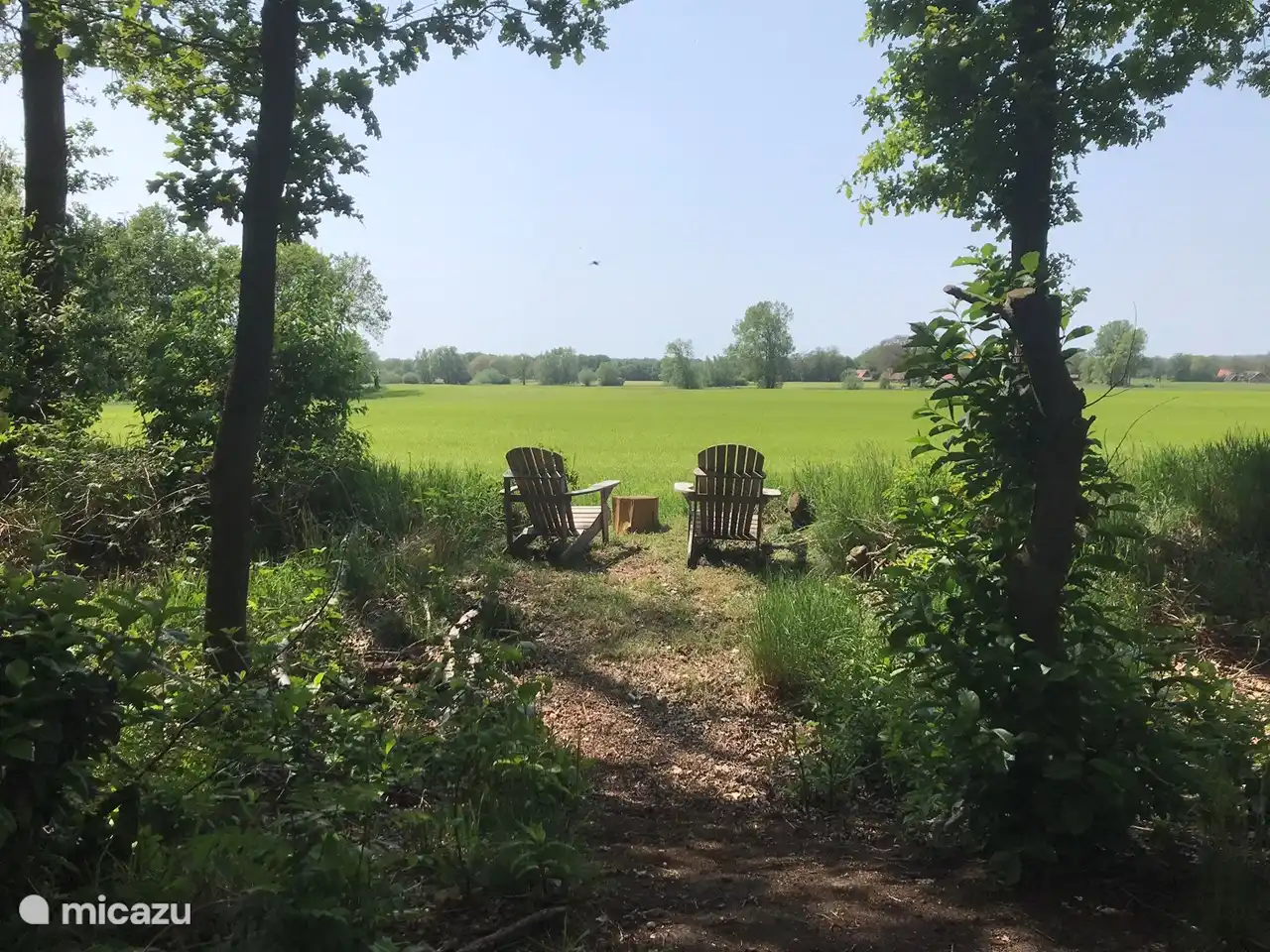 Eine schöne Aussicht vom Sitzplatz aus.