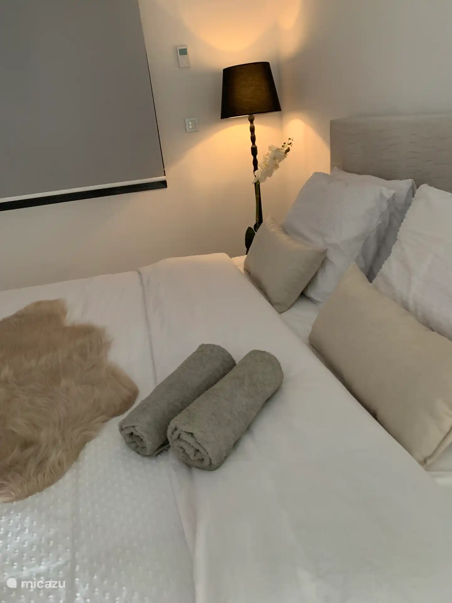 Chambre au rez-de-chaussée avec salle de bain attenante 