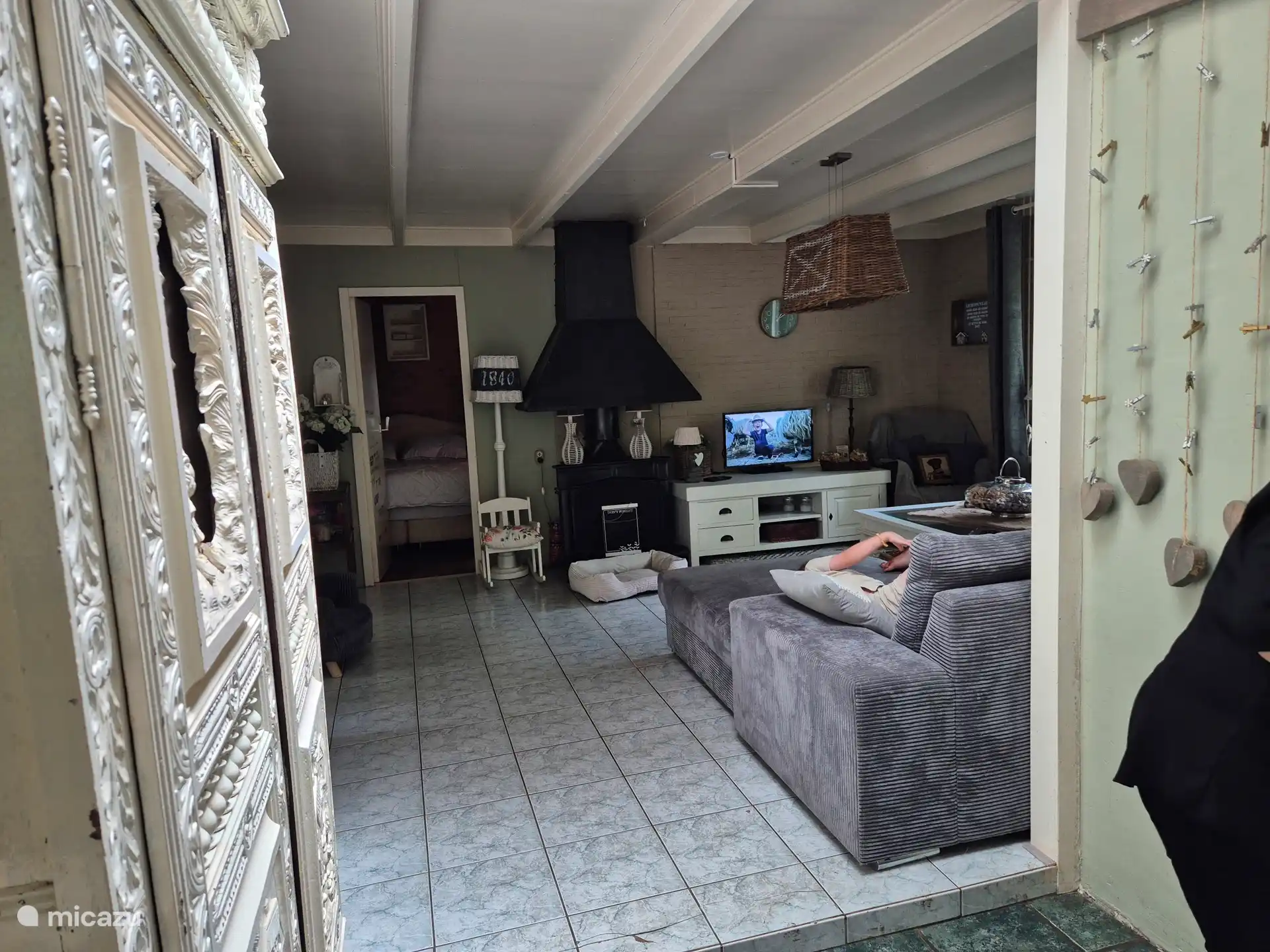 Foto aus dem großen Wintergarten