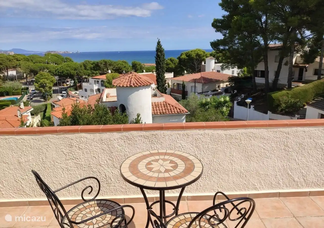 Meerblick vom Balkon des Hauptschlafzimmers