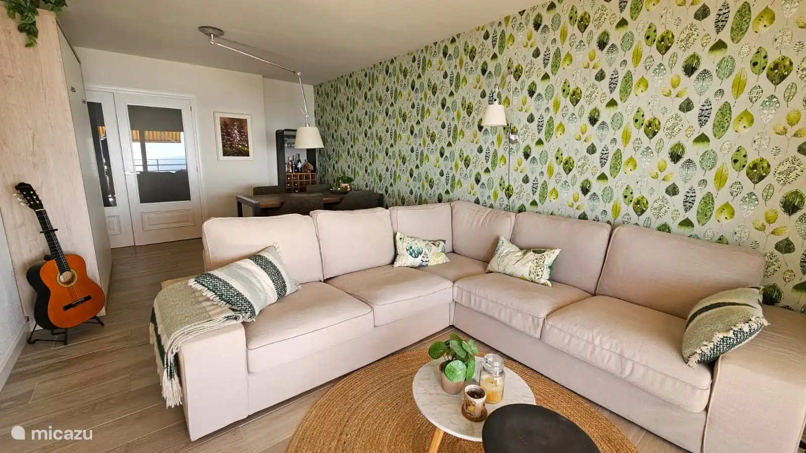 A lovely spacious corner sofa