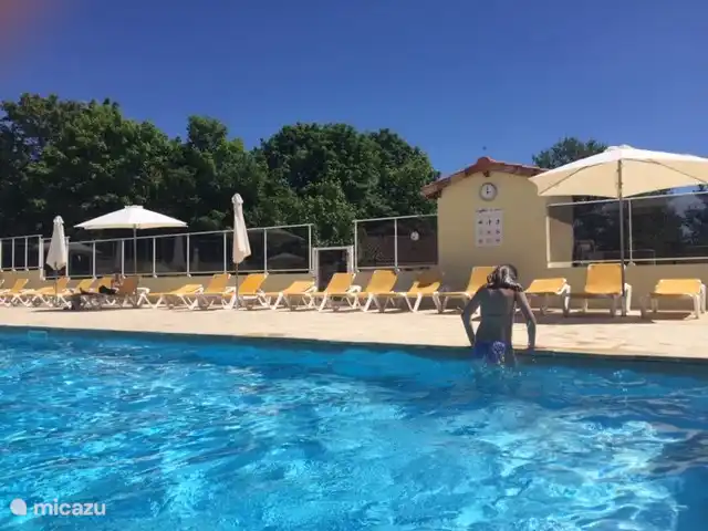 Lekker zwemmen in het zwembad