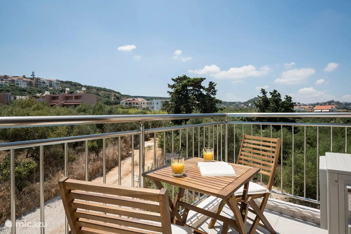 again the beautiful view from the small upstairs bedroom.