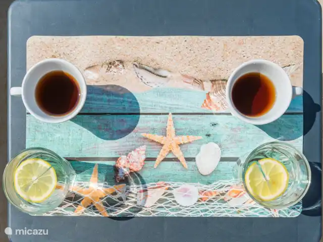 Villa Rebecca | Grèce, Crète, Agia Marina - villa Déguster son café au bord de la piscine