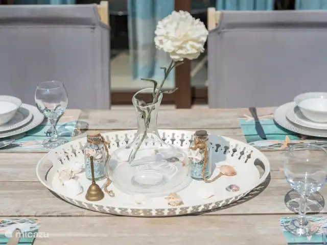 Villa Rebecca | Grèce, Crète, Agia Marina - villa table à manger à l'extérieur pour un repas raffiné.