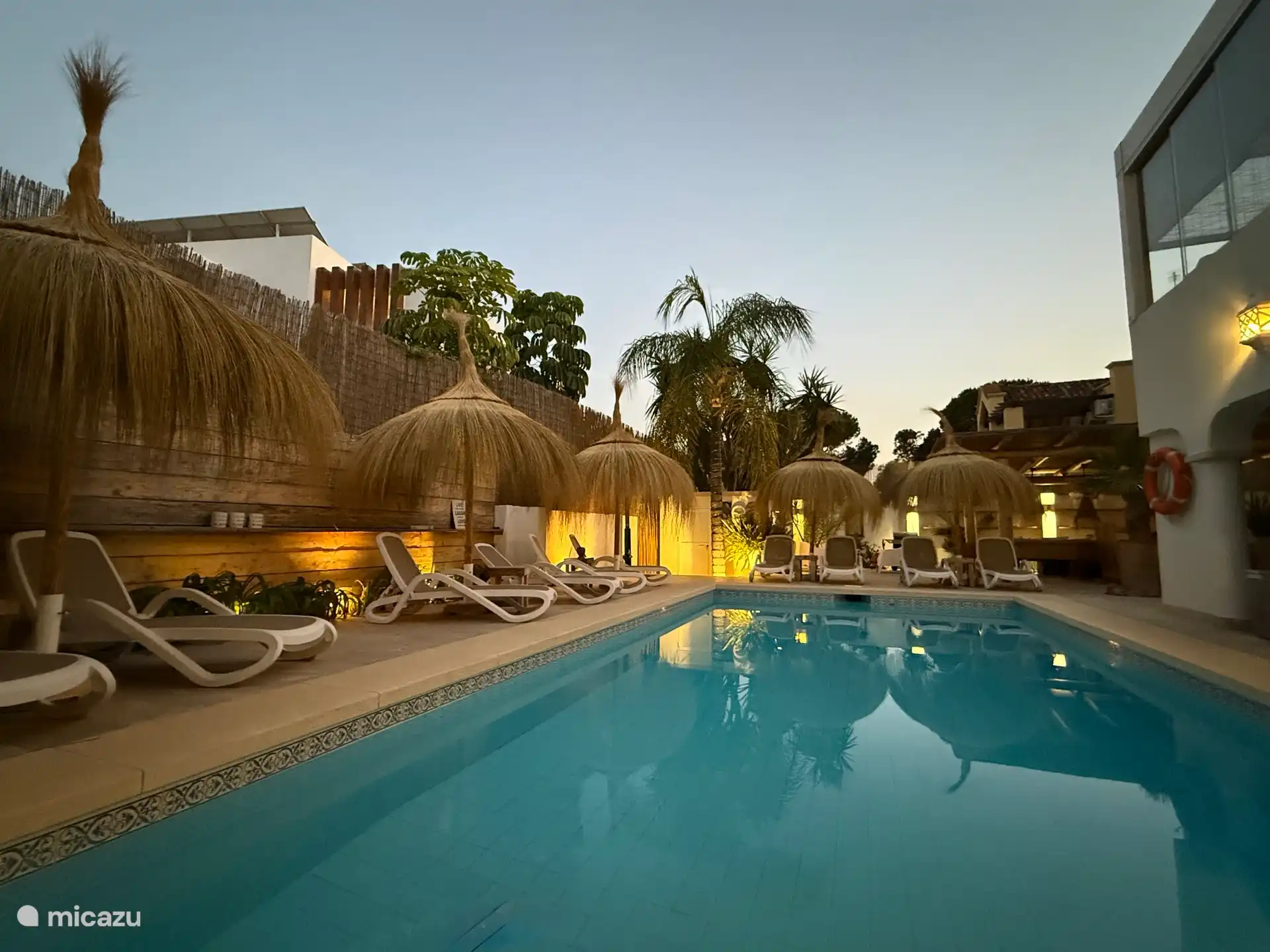 Pool by night