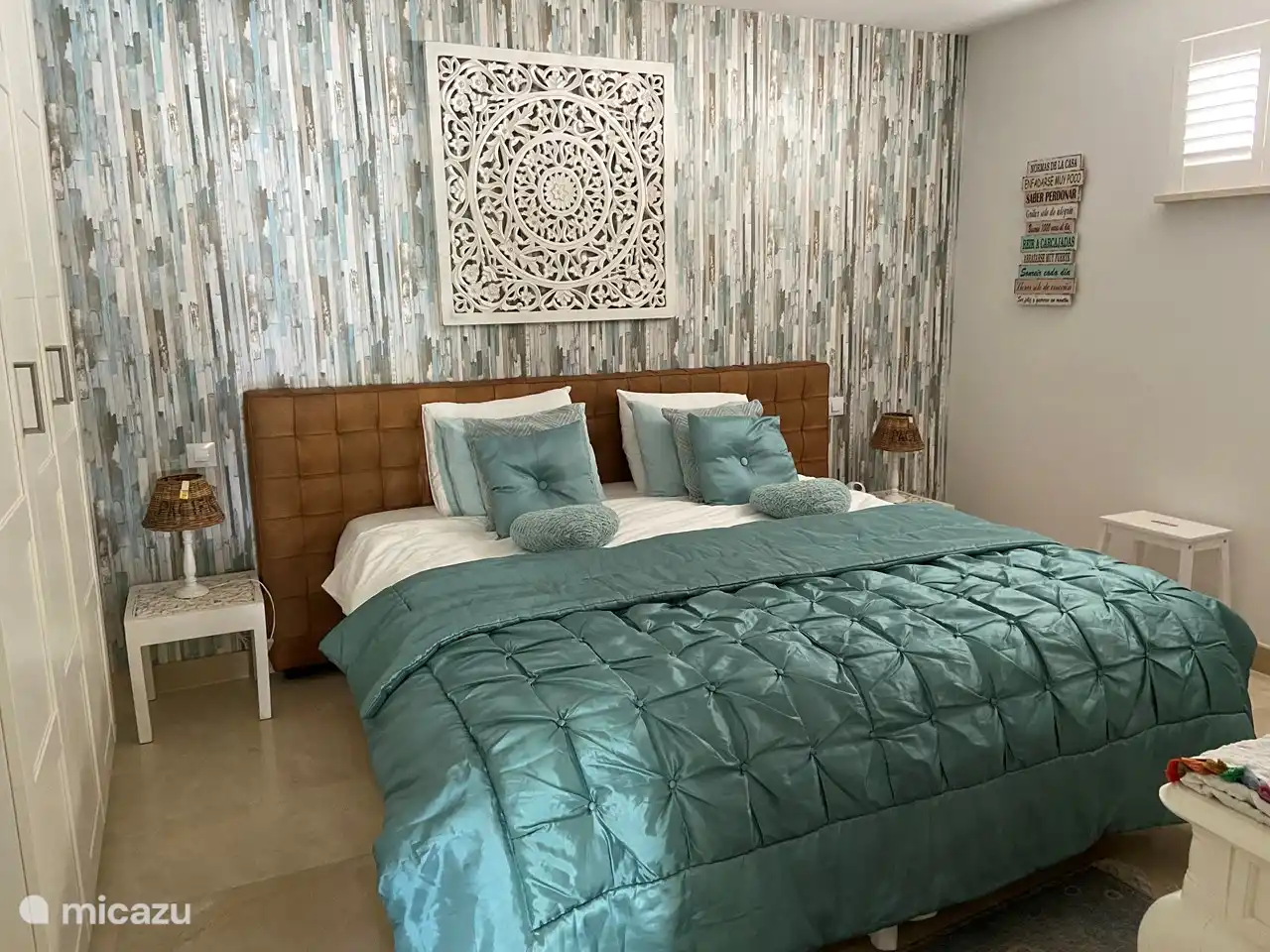 Schlafzimmer mit 2 Einzelbetten aber wir können auch ein Doppelbett machen