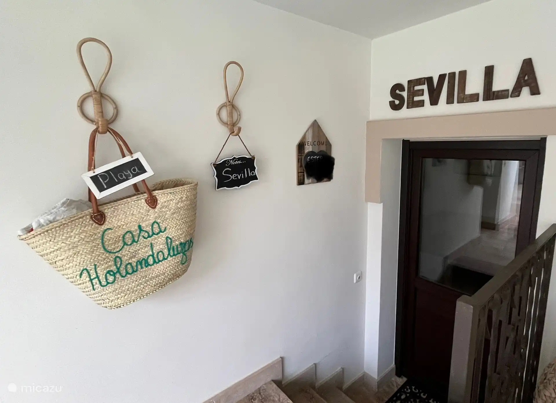 Strandtas casa Holandaluzas met handdoeken 