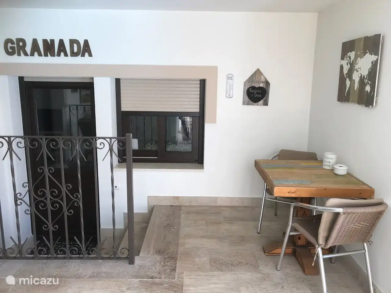 Private Sitzecke im Apartment Granada