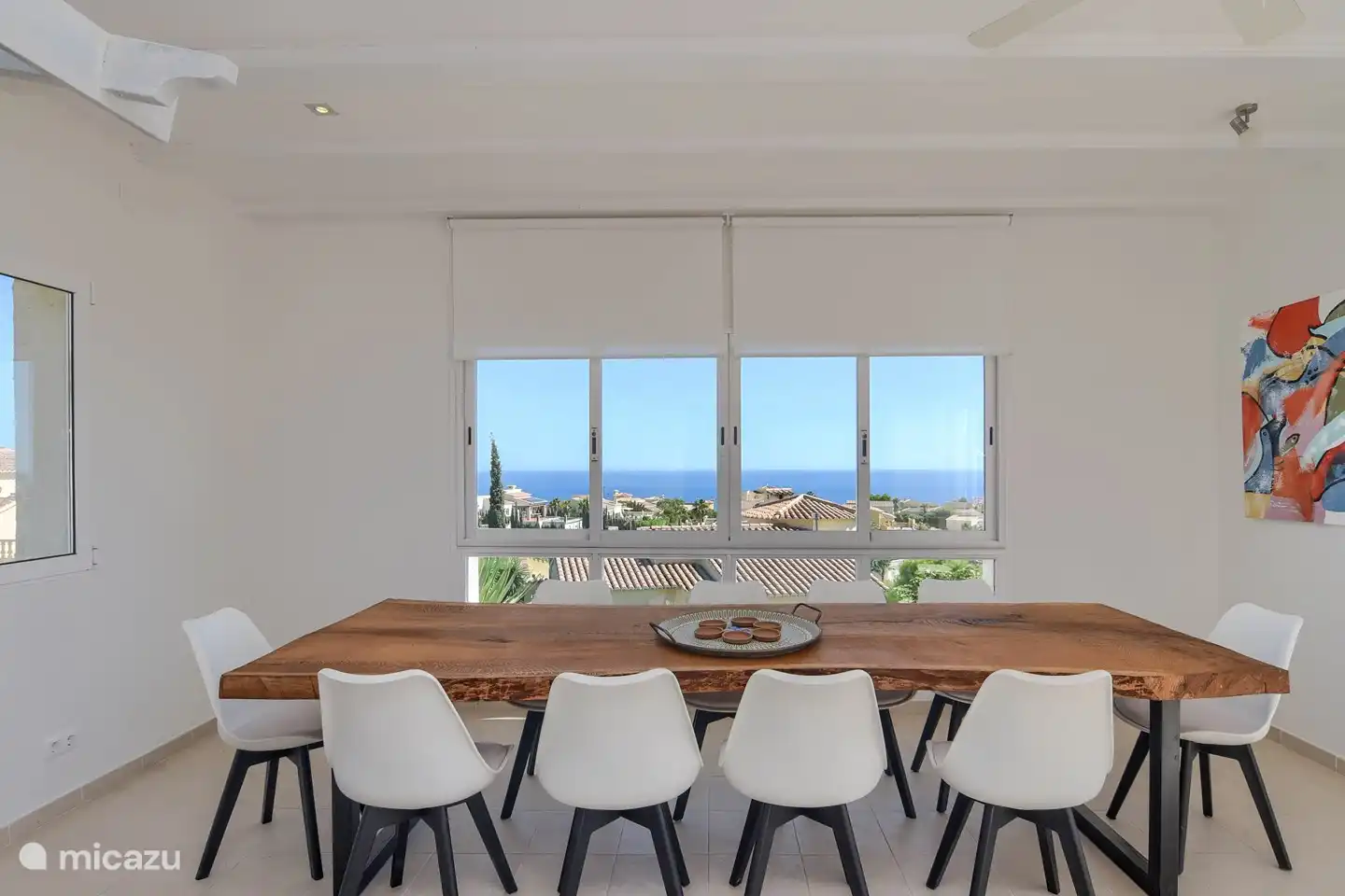 Belle vue mer depuis la salle à manger !