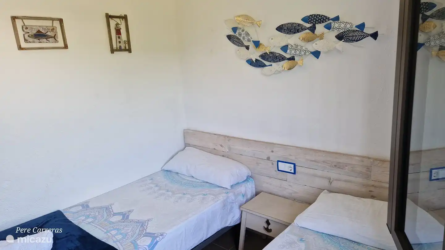 Tercer dormitorio con dos camas individuales