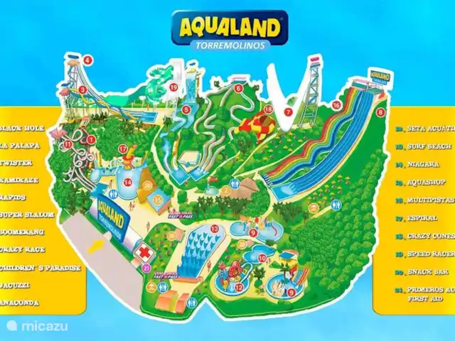 Piscina climatizada+jacuzzi+playa en España, Costa del Sol, Benalmádena - villa Atracciones cercanas