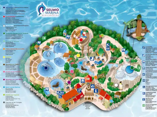 Piscina climatizada+jacuzzi+playa en España, Costa del Sol, Benalmádena - villa Atracciones cercanas