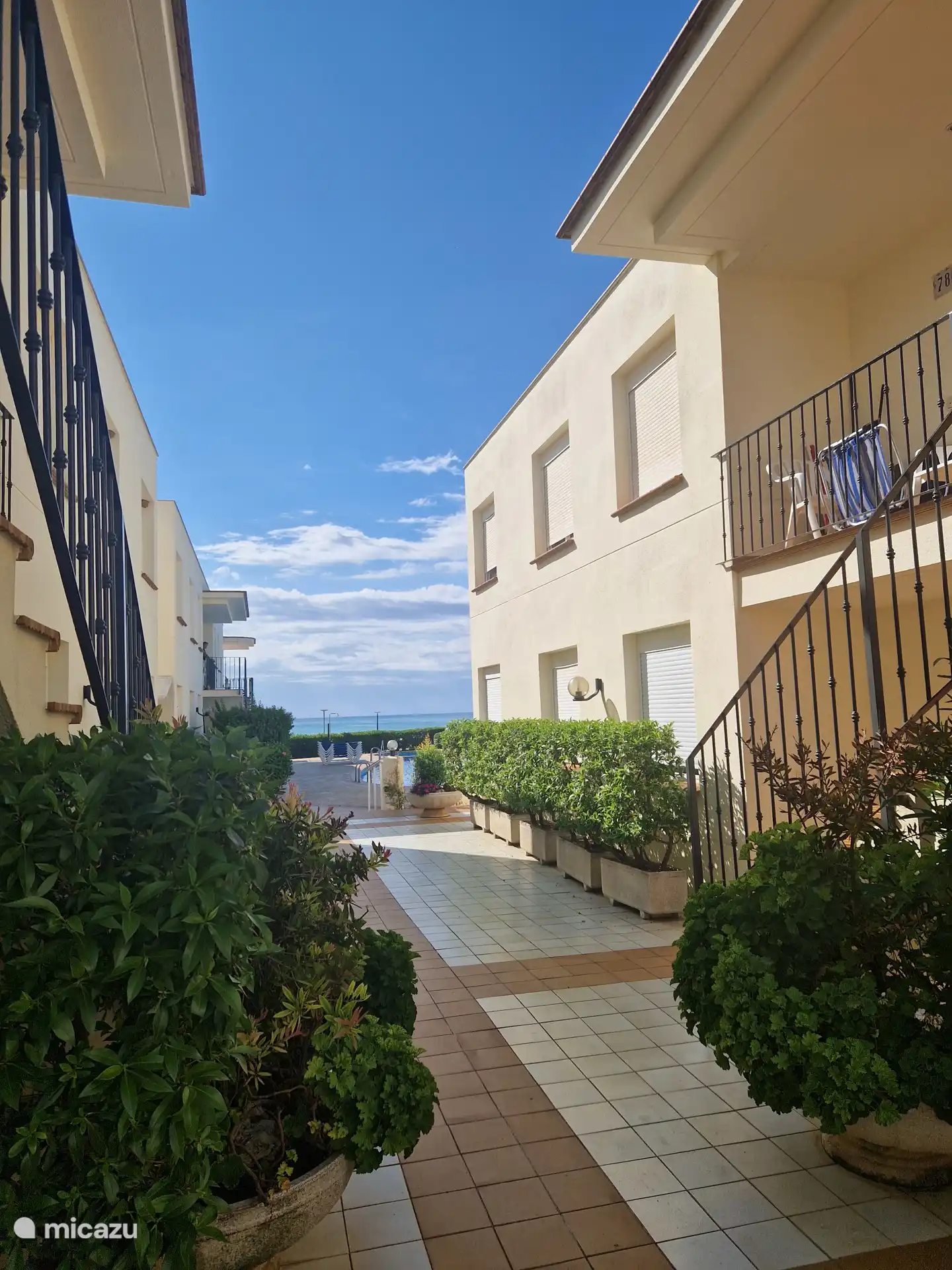 Der Komplex Cala Gonzales ist sehr grün und gut angelegt mit allen Arten von Ausblicken. 