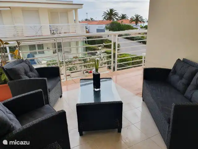 Casa Pescador 'Gonzales 71' en España, Costa del Azahar, Vinaroz - apartamento Salón situado en el balcón adyacente a la sala de estar