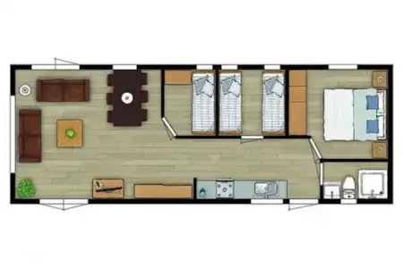 Ferienwohnung Niederlande, Nordholland, Sint Maarten chalet Strand de Luxe