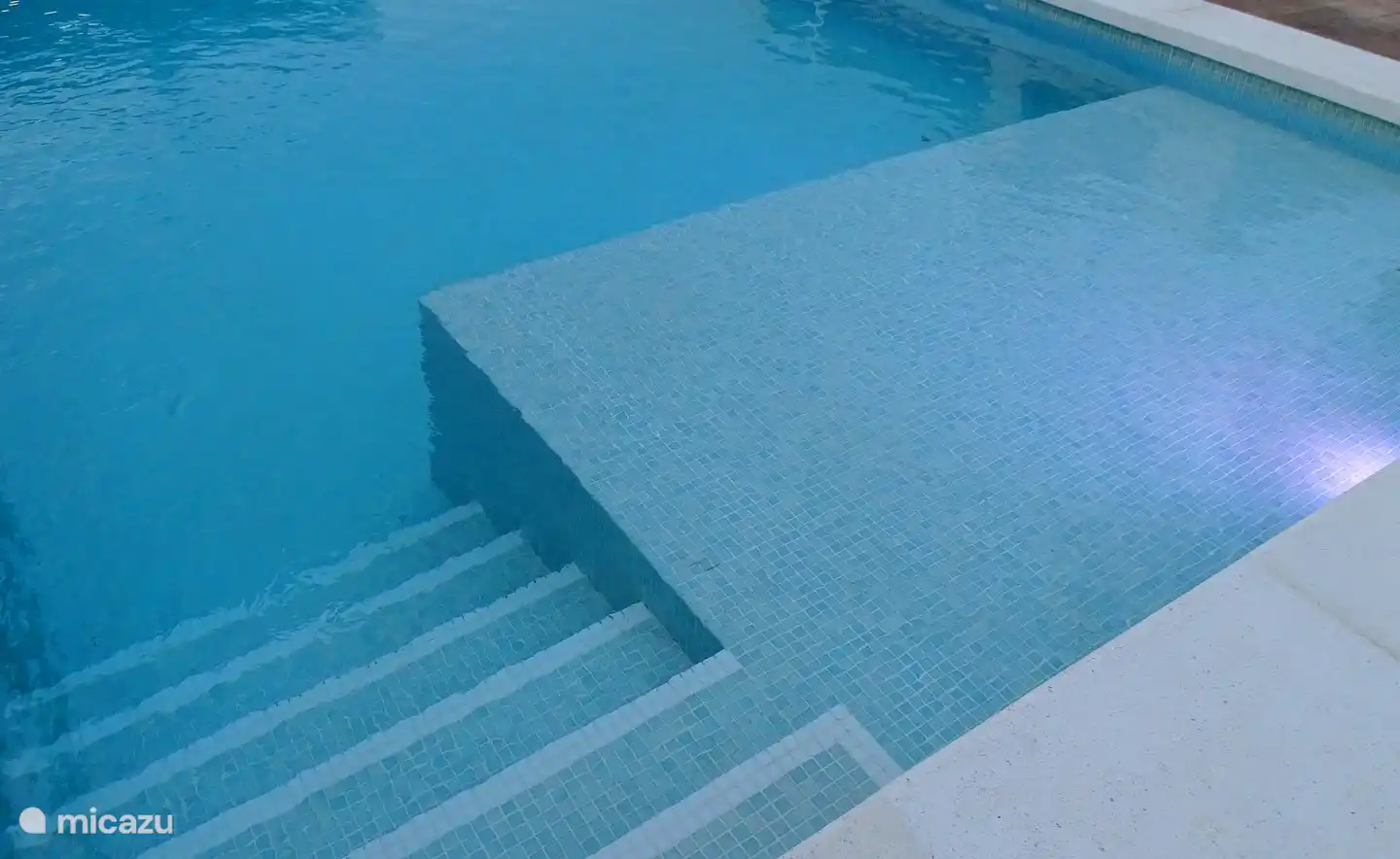 Flaches Ende für die Kinder