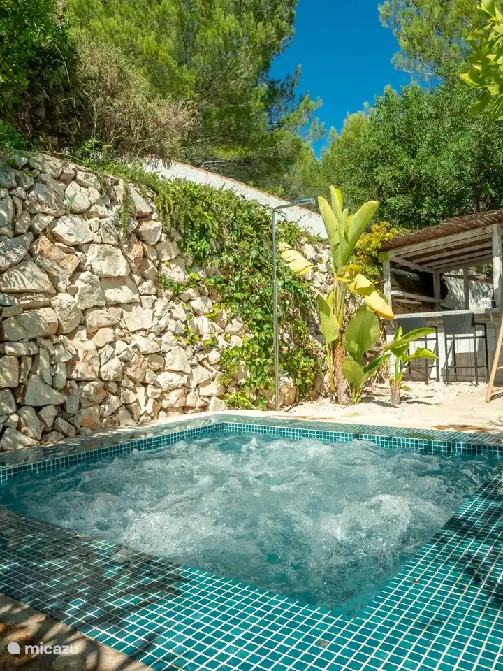 burbujas en el jacuzzi