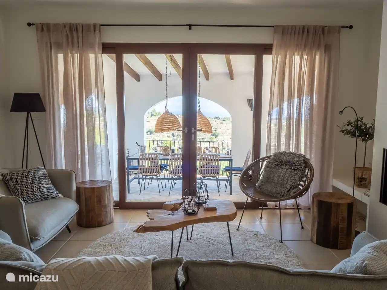 vista desde la sala de estar