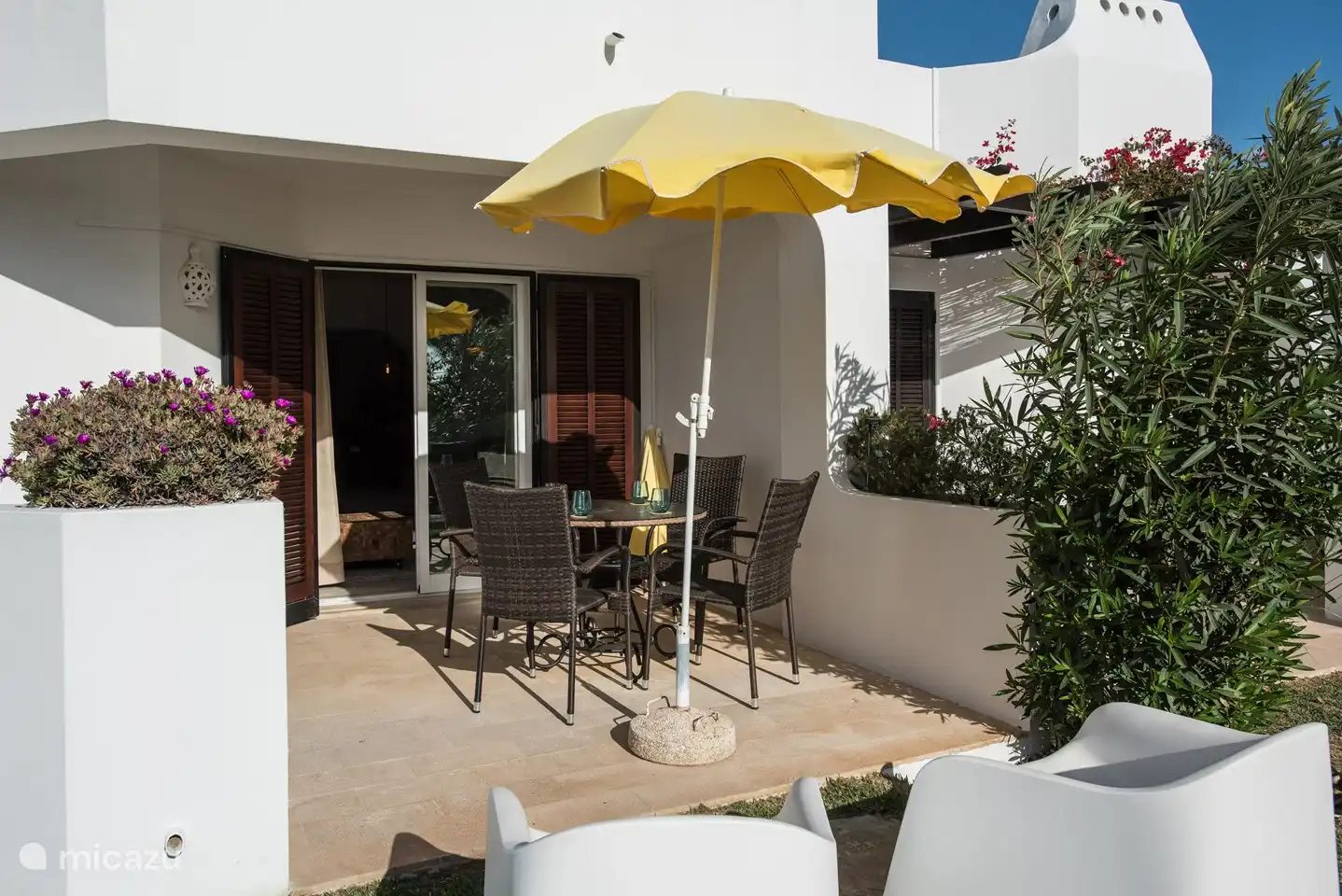 Wohnzimmer Terrasse mit schöner Aussicht