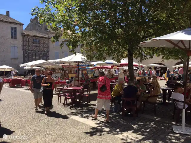 Location de Vacances France, Tarn-et-Garonne, Vigueron, studio - Escudes l'Oiseau marché le dimanche à Lauzerte
