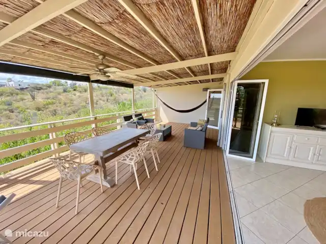 Location de Vacances Curaçao, Banda Ariba (est), Jan Thiel, appartement - Vacances à Curaçao adaptées aux enfants (4) vue terrasse