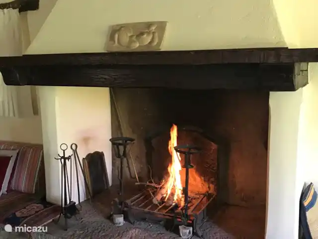 Casa delle Fragole | Italie, Toscane, Cortona - villa La cheminée pour les soirées plus fraîches