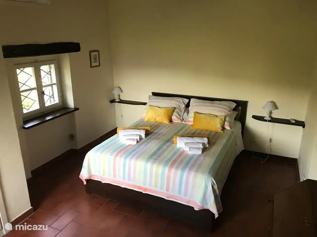 De tweede slaapkamer met badkamer