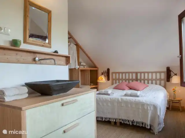 Location de Vacances Pays-Bas, Hollande du Nord, Schoorl, maison de vacances - Ecole Ecolodge de Parel Les deux chambres ont leur propre lavabo.