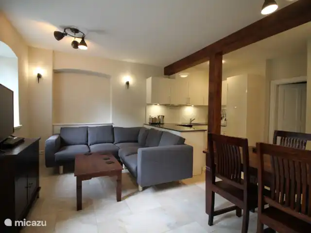 Felsenkeller Bilatal Rosengarten en Alemania, Sajonia, Rosenthal-Bielatal - apartamento La sala de estar