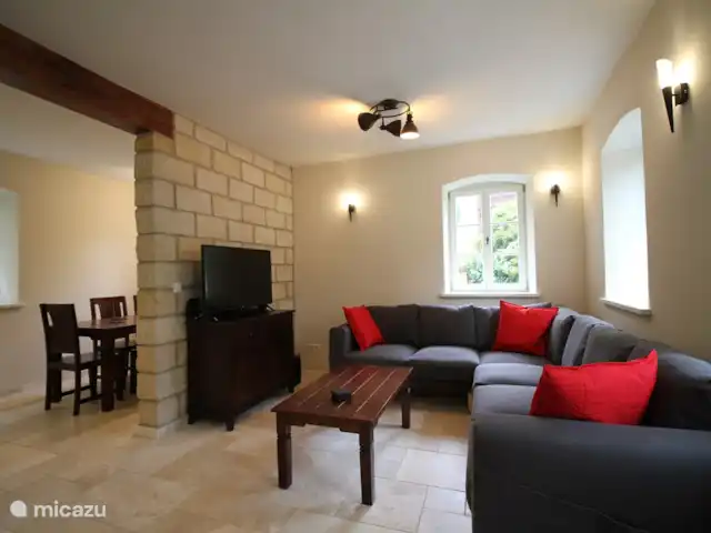 Felsenkeller Bielatal Johanniswacht en Alemania, Sajonia, Rosenthal-Bielatal - apartamento La sala de estar