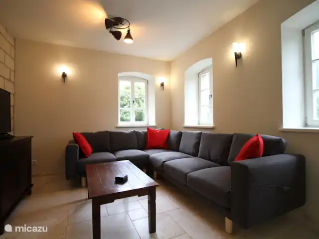 Felsenkeller Bielatal Johanniswacht en Alemania, Sajonia, Rosenthal-Bielatal - apartamento la sala de estar