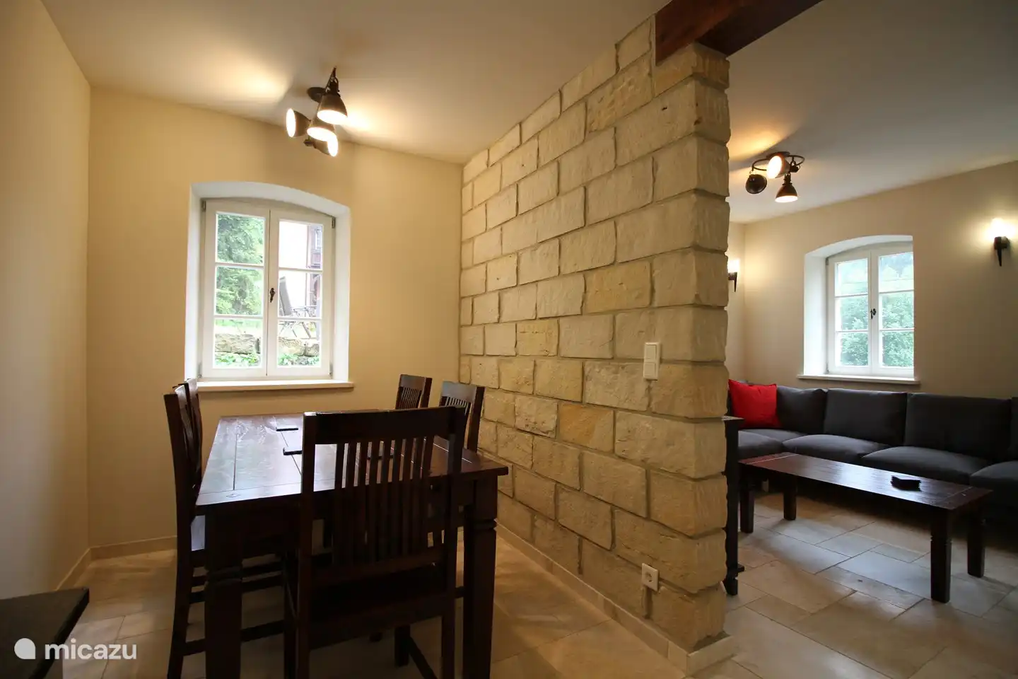 Die Ess- und Wohnbereiche