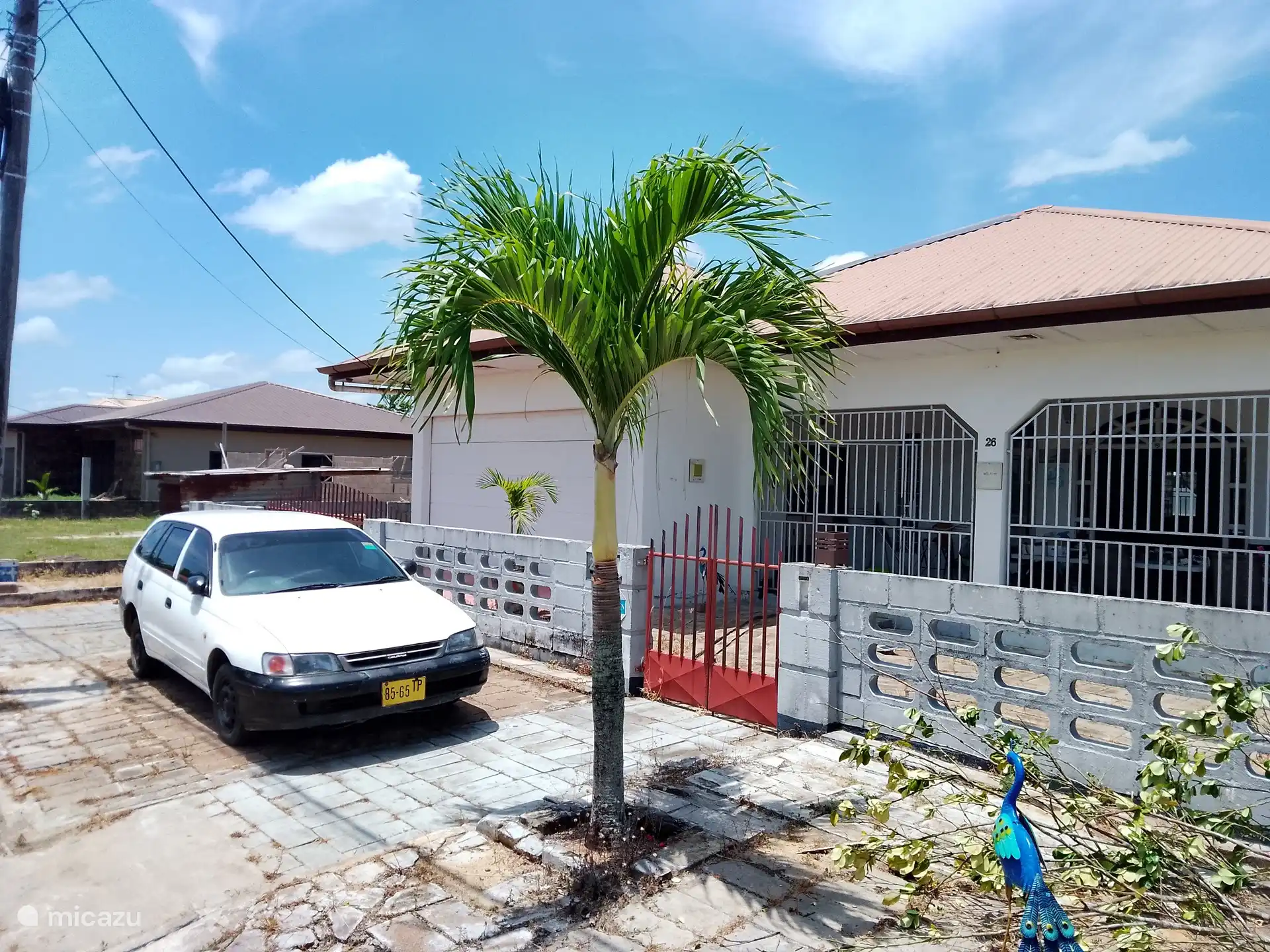 Private parking in front of the house