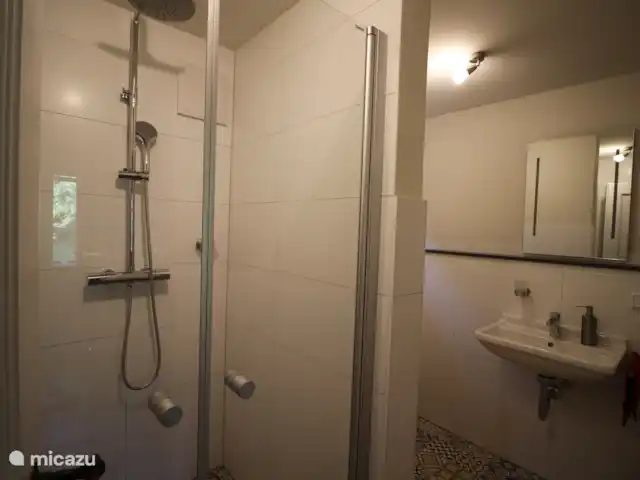 Felsenkeller Bielatal Sachsenstein | Allemagne, Saxe, Rosenthal-Bielatal - appartement La première salle de bain