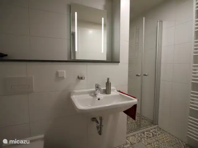 Felsenkeller Bielatal Sachsenstein | Allemagne, Saxe, Rosenthal-Bielatal - appartement La deuxième salle de bain