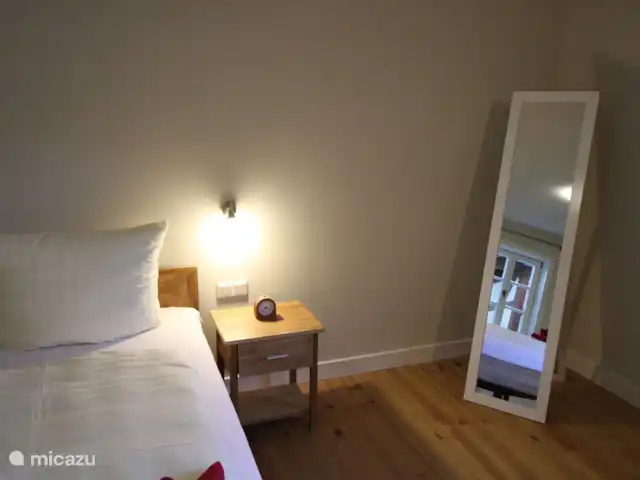 Felsenkeller Bielatal Sachsenstein | Allemagne, Saxe, Rosenthal-Bielatal - appartement La première chambre avec un espace pour un lit bébé