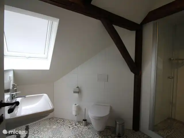 Felsenkeller Bielatal Berthablick | Allemagne, Saxe, Rosenthal-Bielatal - appartement La deuxième salle de bain